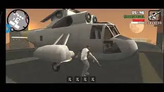 CJ steal a leviathan from military area#39