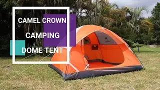 camel crown camping tent 2-5 Person Waterproof Dome Tent