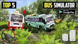🔥Top 5 Bus Simulation Game🧩|🚌Tamil Game