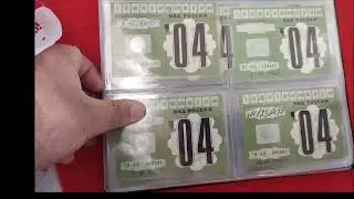 Мое хобби #2, старые талоны техосмотра России от 1995 года и по 2012 год.