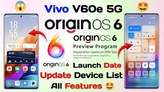 vivo v60e 5g origin os 6 update | vivo v60e 5g origin os update kaise kare