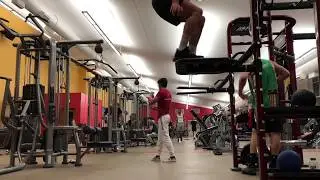 2/27/18 Platform Jumping Warmup before Club Practice