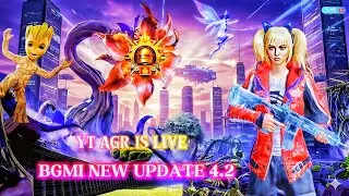 BGMI NEW UPDATE 4.2 🤧 | RANK PUSH LIVE 🔴 | ROAD TO 10K SUBS ❤️‍🔥 #shorts #bgmi #ytagrlive #bgmilive