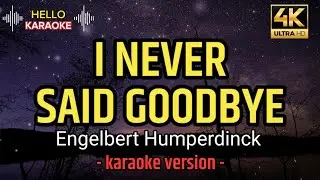 I Never Said Goodbye - Engelbert Humperdinck (karaoke version)