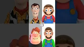 Mario And Woody Baby GUGU GAGA - TirMac Animation - Mario Compilation