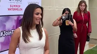 Eva Longoria Baston llegando al evento de Global Gift Foundation