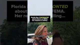 GOP Rep. Mar&iacute;a Salazar SILENT when confronted about attacks on FEMA