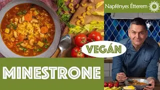 Minestrone-olasz zöldségleves gazdagon