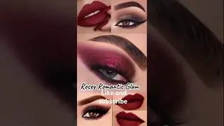 #rosey romantic glam #eyelidmakeup #viralshort#💖💖💖💖💖