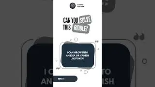 &ldquo;Invisible Spark: The Seed of All Ideas&rdquo; #riddle #viralriddles #quiz #puzzle #shorts
