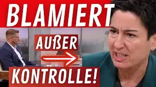 Dunja Hayali blamiert sich LIVE an AfD-Politiker ❗️Kalte Abrechnung zu B&uuml;rgergeld & Migration