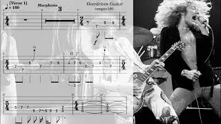 Led Zeppelin - Black Dog. Guitar Intro + Tabs + Backing Track.