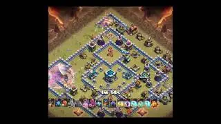 Queen Charge dragon rider attack #cwlattack #war #coc #ytshorts #clashofclans #dailyshorts  #viral