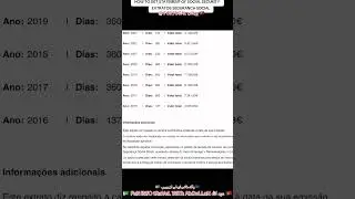 HOW TO GET SOCIAL SECURITY STATEMENT ( SEGURANCA SOCIAL EXTRATOS ) @ PORTUGAL 🇵🇹