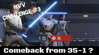 Can We Comeback From Down 35-1? HvV Challenge #3  | Star Wars Battlefront 2 | Heroes vs Villains