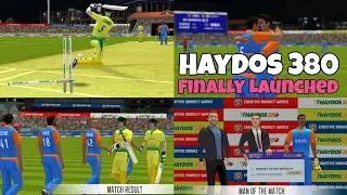 Haydos 380 Cricket Gameplay | Haydos 380 Finally Launch | Haydos 380 Cricket Game