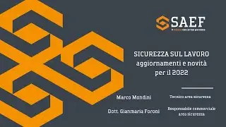 SICUREZZA SUL LAVORO: aggiornamenti e novità per il 2022