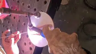 D-FORCE MAKE 400 AMP TIG/PULSE ARC WITH ARGON WELDING MACHINE EXCELLENT JOB FOR SS TIG WELDING