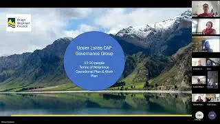 Upper Lakes Catchment Action Plan Webinar &ndash; Forming a Governance Group Meeting Recording
