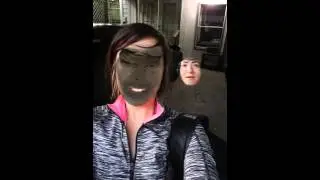 Snapchat ghost faceswap....CREEPY AF!