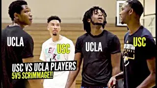 USC vs UCLA Players Face Off In 5v5 Scrimmages!! Compton Magic Boys UNITE!