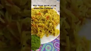 New vegan recipe is live, watch, like, share and Subscribe 🥳  #shorts #shortsfeed #food #shortvideo