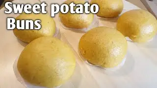 Chinese Steamed Buns | How To Make Chinese Buns With Sweet Potato