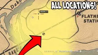 Red Dead Online Bard's Crossing Treasure Map All Locations