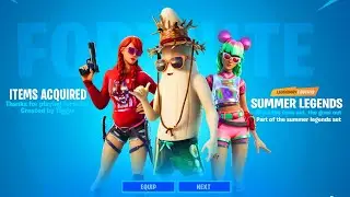 *NEW* FORTNITE SUMMER LEGENDS PACK GAMEPLAY LIVE! SIPHON IS BACK! NEW SUMMER LEGENDS PACK