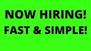 JOBS | EASY | QUICK | APPLICATION | FAST | IMMEDIATE | HIRING | INTERVIEW | SIMPLE PROCESS | NEW JOB