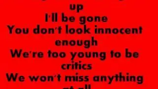 We've got a big mess on our hands by The Academy Is.. Lyrics