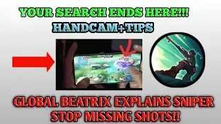 Как ускорить Beatrix Sniper Ultimate (HANDCAM)|Mobile Legends