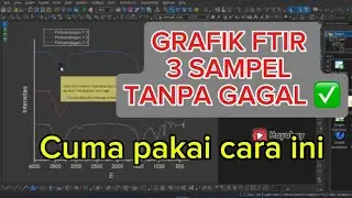 Cara Mengelola Data FTIR di Origin | GRAFIK FTIR 3 Sampel by Origin