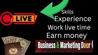 Business & Marketing Door is live. Real life business model. &ldquo;Skilled Labor = Lifetime Business&rdquo;!