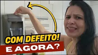 PURIFICADOR DE &Aacute;GUA CONSUL: DEFEITO NO BOT&Atilde;O - O QUE FAZER?