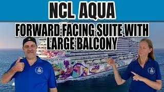 Первый взгляд на NCL Aqua! Люкс с видом вперед, главной спальней и большой каютой с балконом 12104