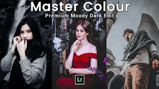 Lightroom Professional Photography Editing | Moody Dark Black Photo Editing
