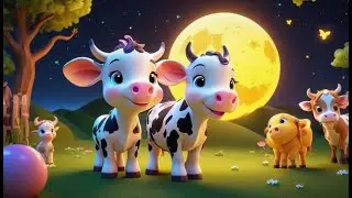 Four Baby Cows Know Day and Night | Opposites Song for Kids | Nursery Rhymes and Baby Songs