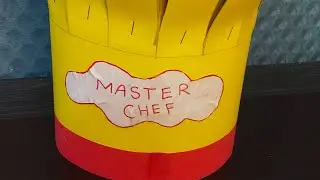 How To Make Master Chef Cap| Easy Paper Chef Hat Paper Crafts Ideas