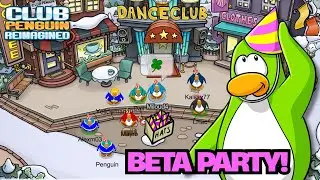 BETA PARTY IS HERE! 🎉- ROCKHOPPER APPEARANCE! 🏴&zwj;☠️ | CLUB PENGUIN REIMAGINED