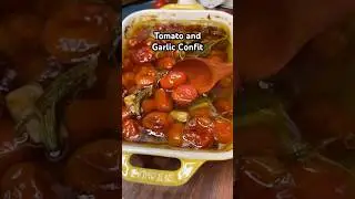 Рецепт томатно-чесночного конфи! #томат #конфи #cookingshorts #рецепт #легкийрецепт #простаяеда