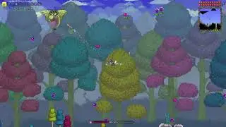 Queen Slime. Master mode (Ranger class 1.4.4)