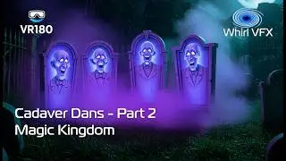 VR180 8K | Cadaver Dans Halloween Songs | Mickey’s Not So Scary Party Magic Kingdom