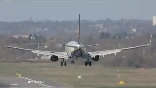 Airplane take off SECONDS before another one lands on the same runway