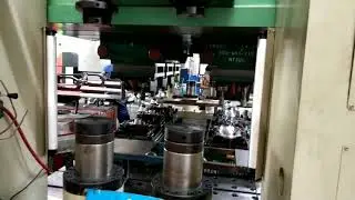 deep drawing two cavity transfer die