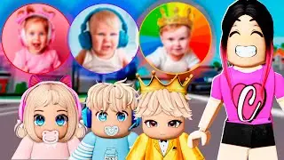 REVELEI O SEGREDO DO MEUS BEB&Ecirc;S NO BROOKHAVEN! *Ana Toys games*