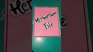 Herbarium file decoration ideas. simple Asthetic
