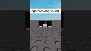 Lego breaking sound.