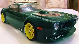 1972 Pontiac Firebird TransAm - Sakura D4 AWD RC Drift Arabası (YAN MAKİNASI)