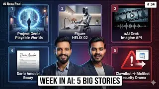 Google Genie 3 , HELIX 02 Robot, Grok Imagine API + OpenClaw Security Panic | EP 34